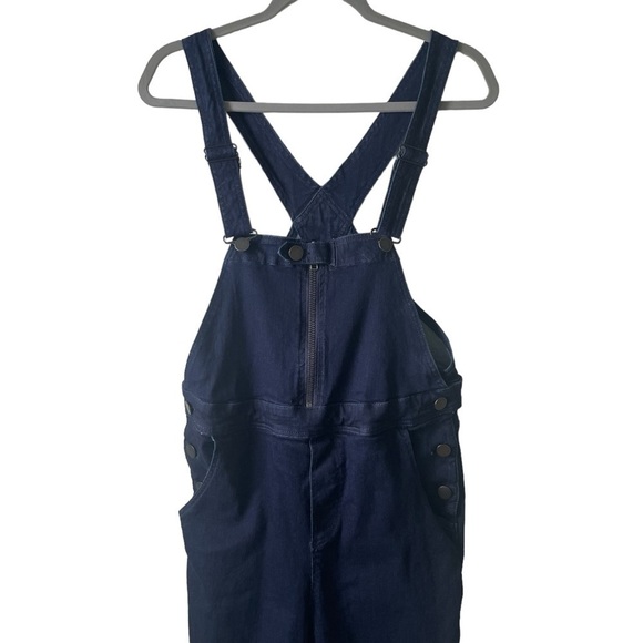 Universal Standard Olivia Denim Overalls In Dark Indigo Size XS / US Large - Picture 3 of 15
